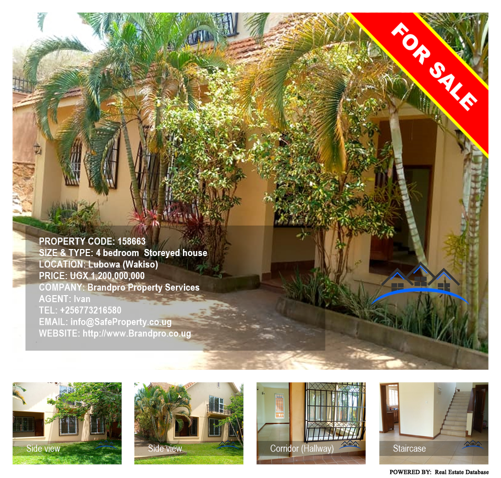 4 bedroom Storeyed house  for sale in Lubowa Wakiso Uganda, code: 158663