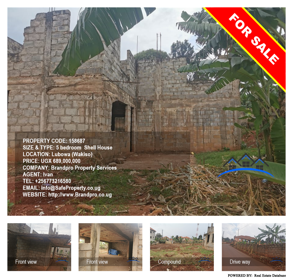 5 bedroom Shell House  for sale in Lubowa Wakiso Uganda, code: 158687