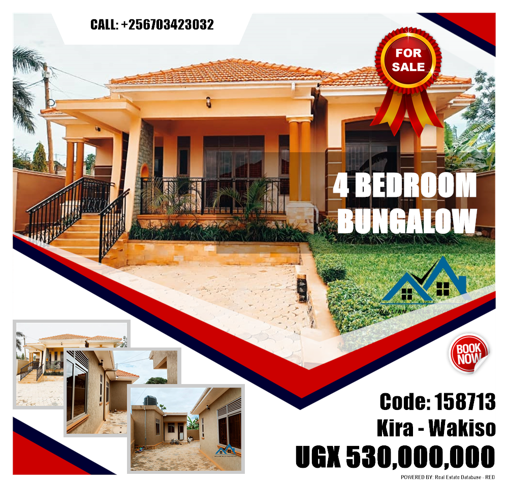 4 bedroom Bungalow  for sale in Kira Wakiso Uganda, code: 158713