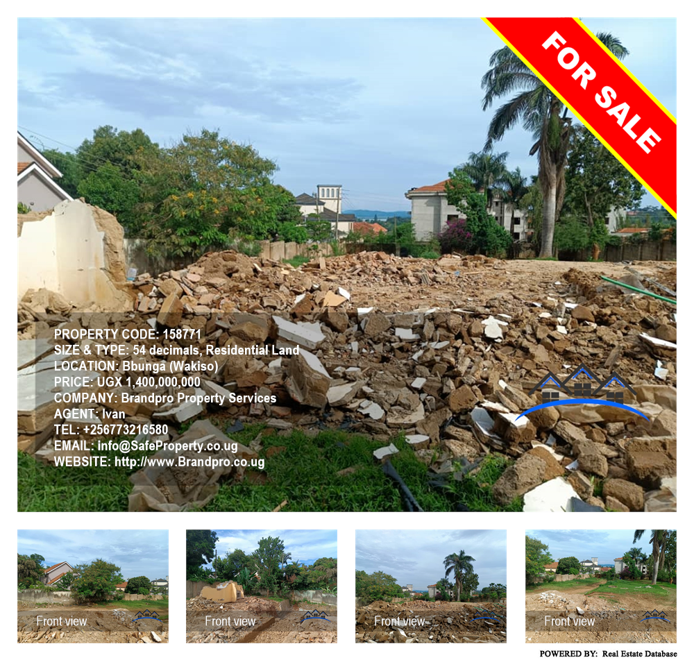 Residential Land  for sale in Bbunga Wakiso Uganda, code: 158771