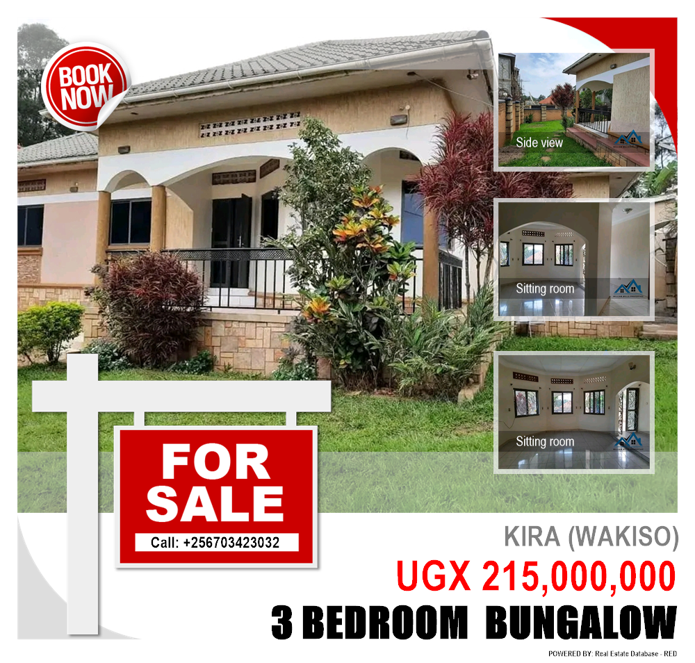 3 bedroom Bungalow  for sale in Kira Wakiso Uganda, code: 158802