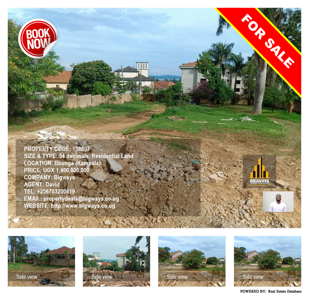 Residential Land  for sale in Bbunga Kampala Uganda, code: 158807