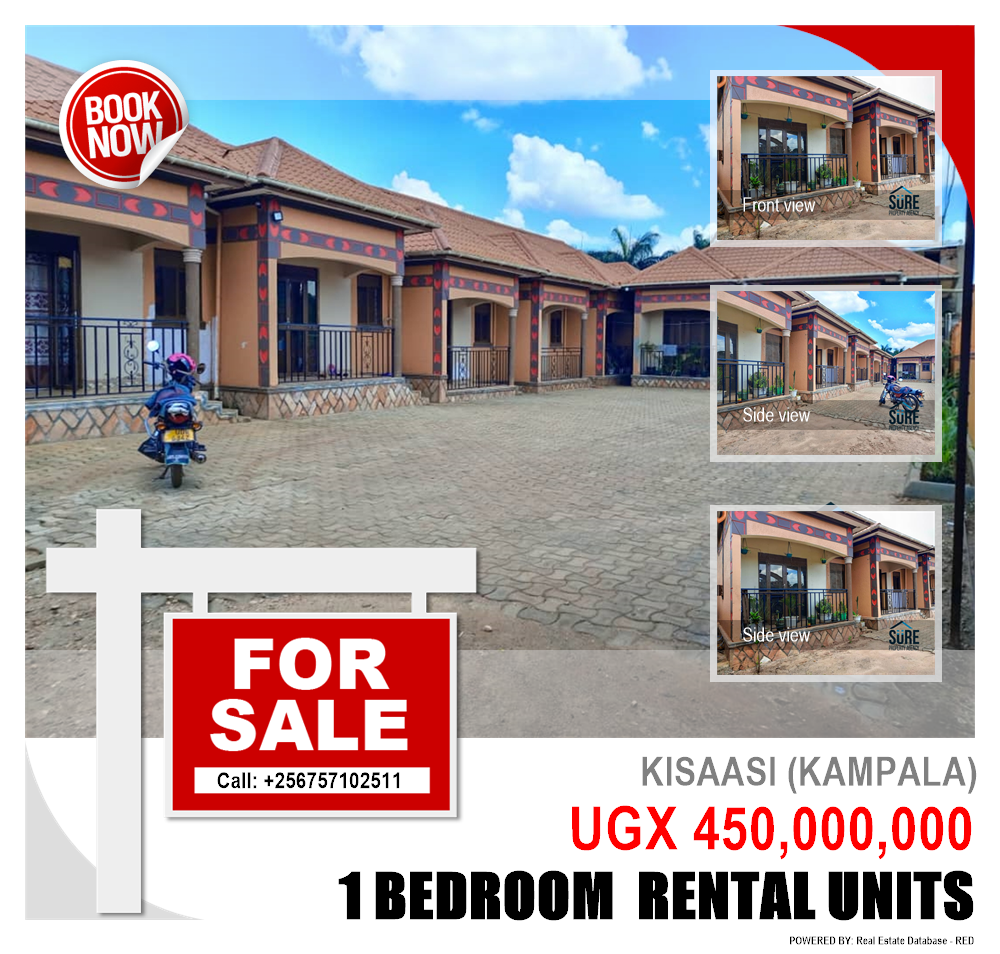 1 bedroom Rental units  for sale in Kisaasi Kampala Uganda, code: 158817