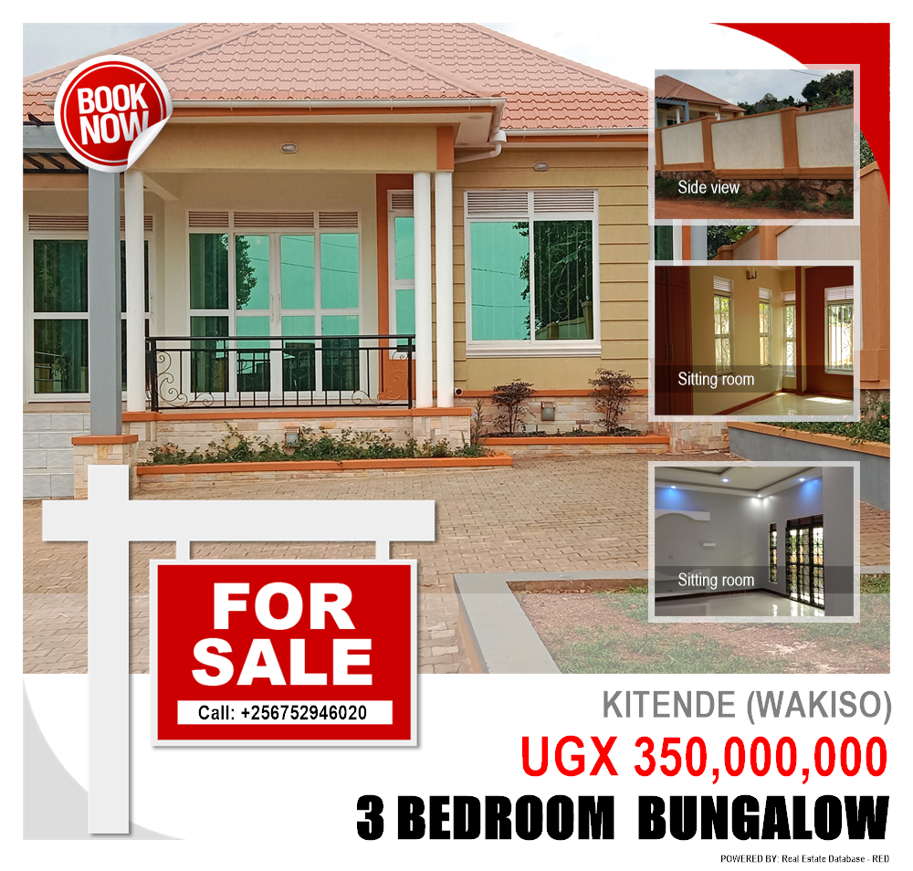 3 bedroom Bungalow  for sale in Kitende Wakiso Uganda, code: 158837