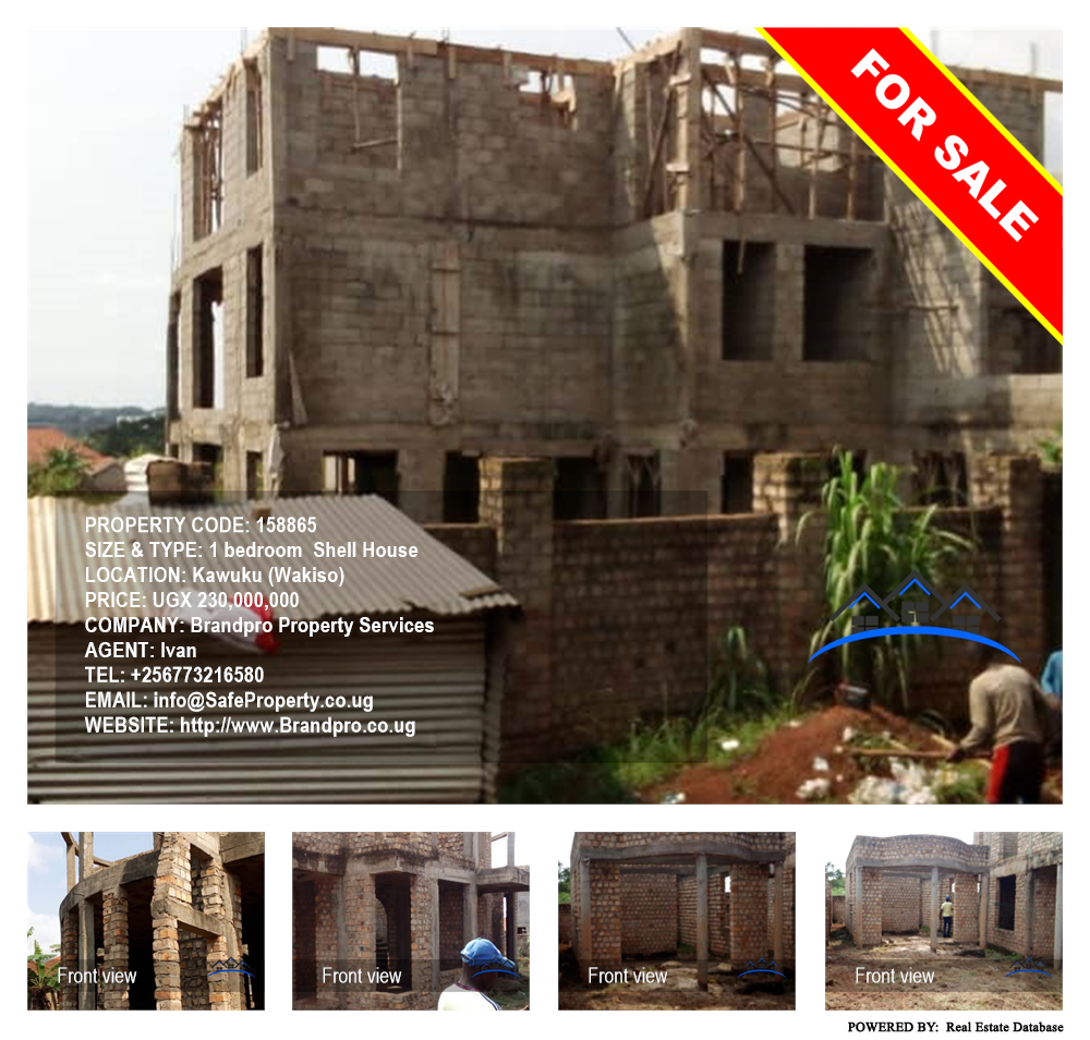 1 bedroom Shell House  for sale in Kawuku Wakiso Uganda, code: 158865