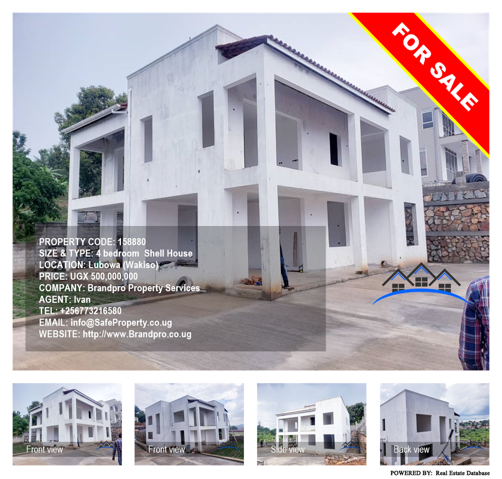 4 bedroom Shell House  for sale in Lubowa Wakiso Uganda, code: 158880