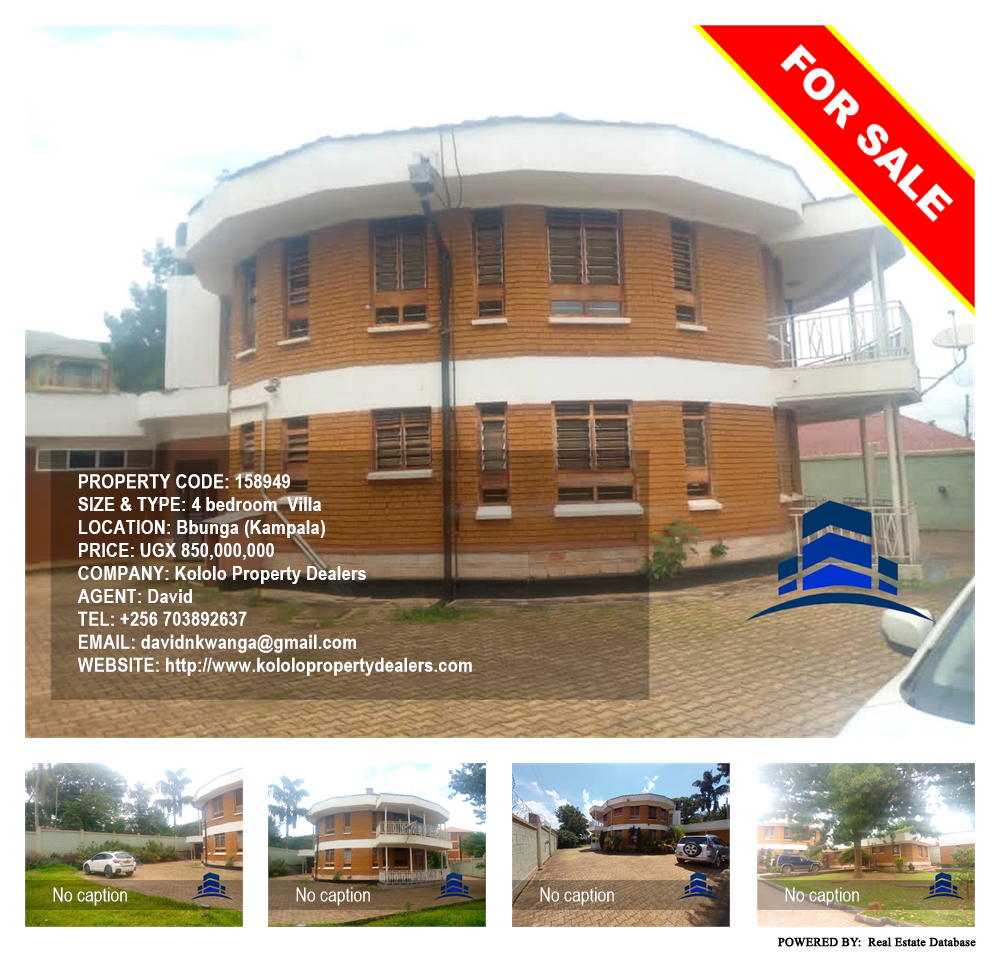 4 bedroom Villa  for sale in Bbunga Kampala Uganda, code: 158949