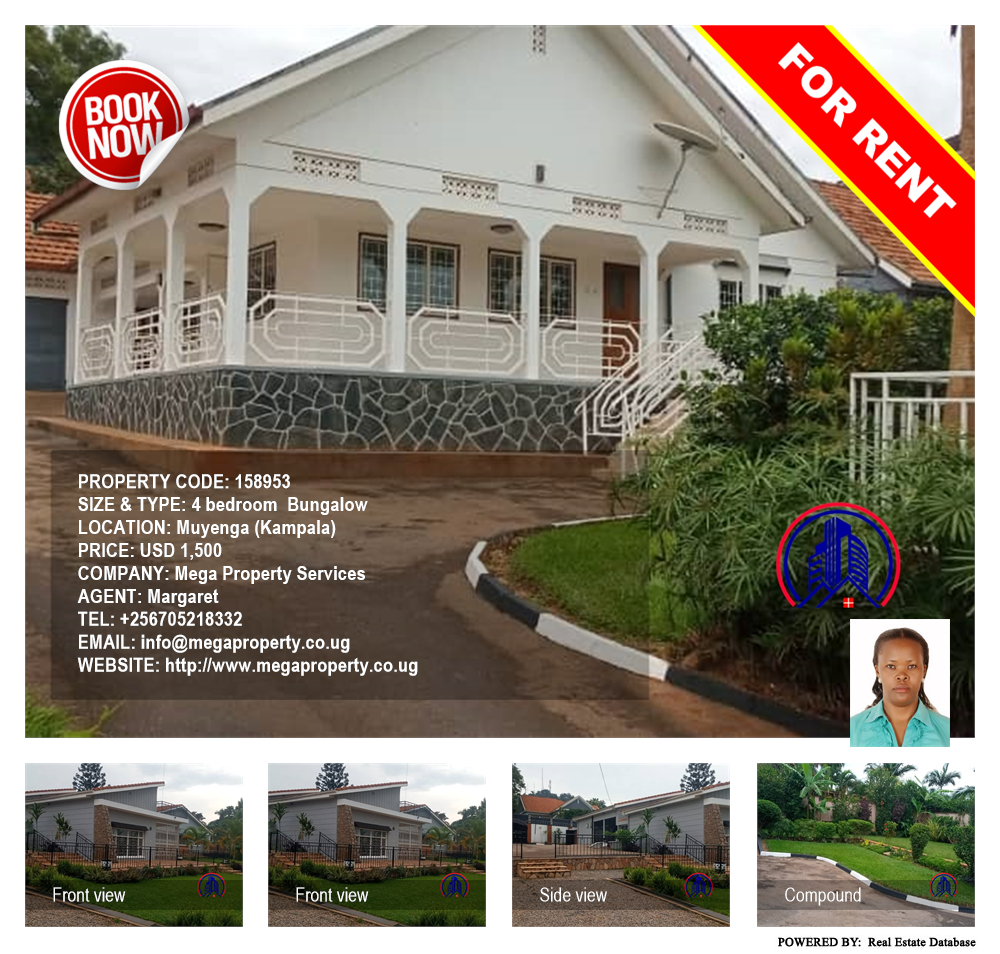 4 bedroom Bungalow  for rent in Muyenga Kampala Uganda, code: 158953