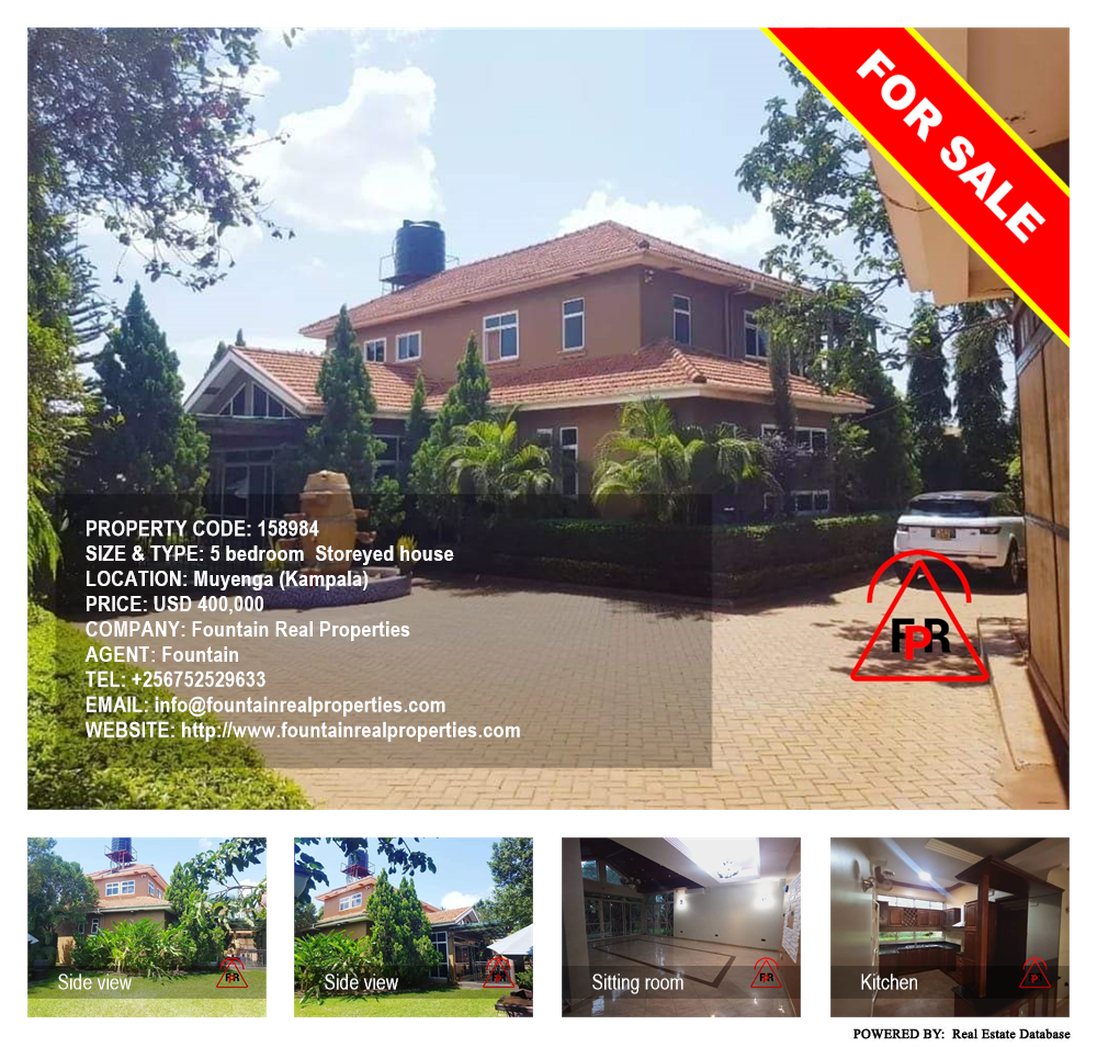 5 bedroom Storeyed house  for sale in Muyenga Kampala Uganda, code: 158984