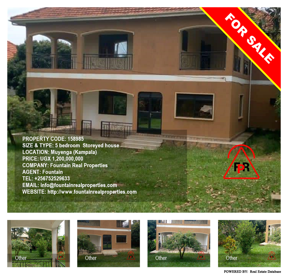 5 bedroom Storeyed house  for sale in Muyenga Kampala Uganda, code: 158985