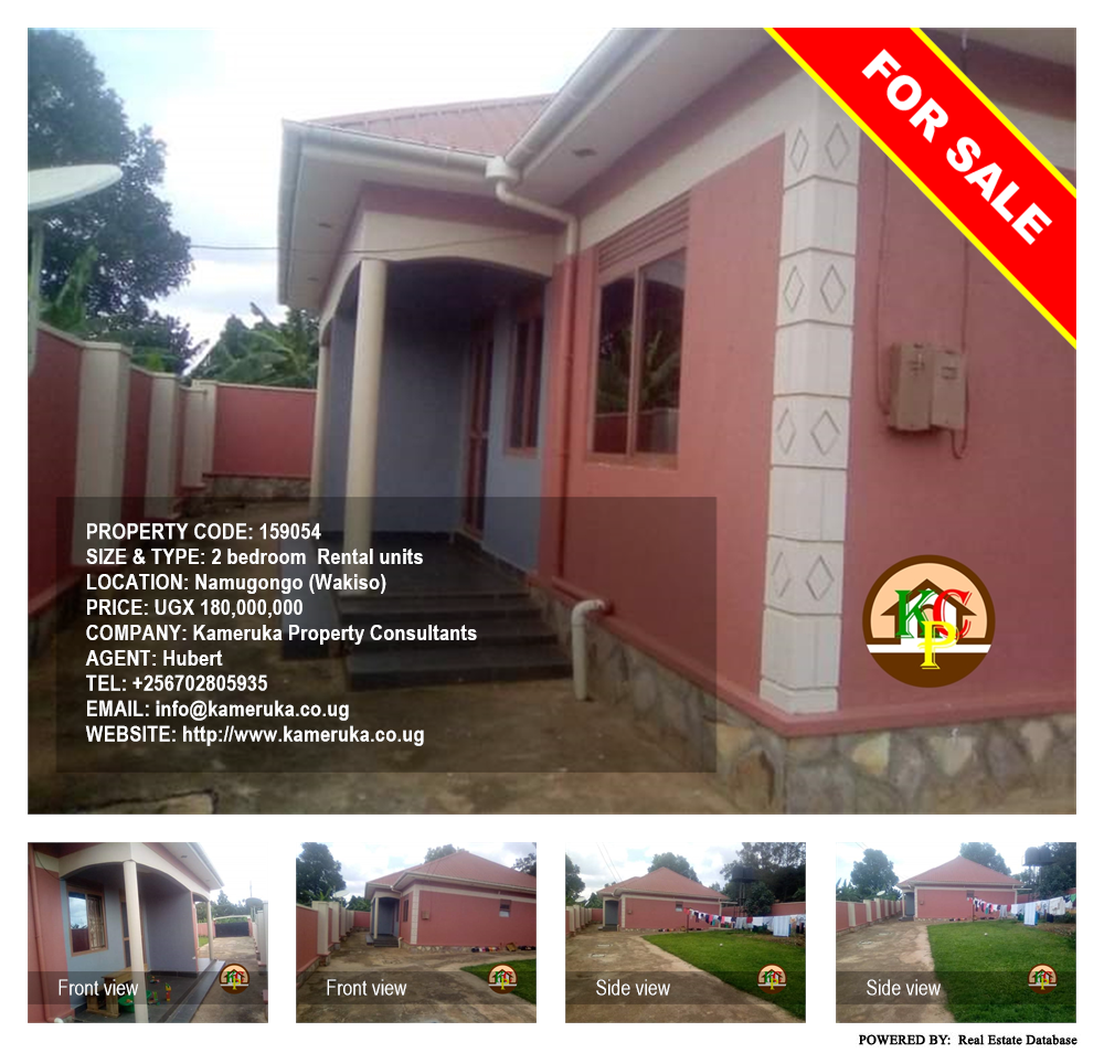 2 bedroom Rental units  for sale in Namugongo Wakiso Uganda, code: 159054