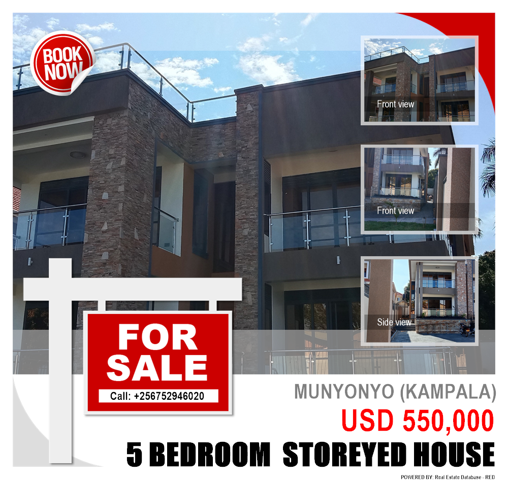 5 bedroom Storeyed house  for sale in Munyonyo Kampala Uganda, code: 159058