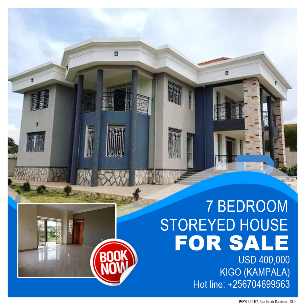 7 bedroom Storeyed house  for sale in Kigo Kampala Uganda, code: 159096