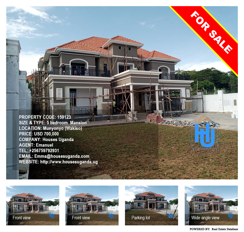 5 bedroom Mansion  for sale in Munyonyo Wakiso Uganda, code: 159123