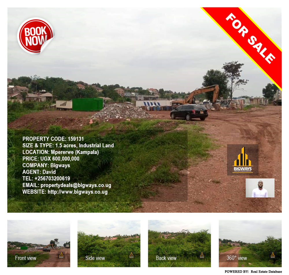 Industrial Land  for sale in Mpererwe Kampala Uganda, code: 159131