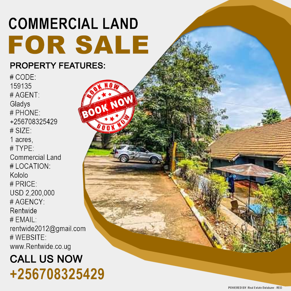 Commercial Land  for sale in Kololo Kampala Uganda, code: 159135