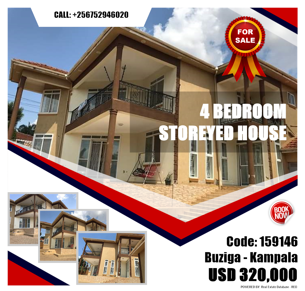 4 bedroom Storeyed house  for sale in Buziga Kampala Uganda, code: 159146