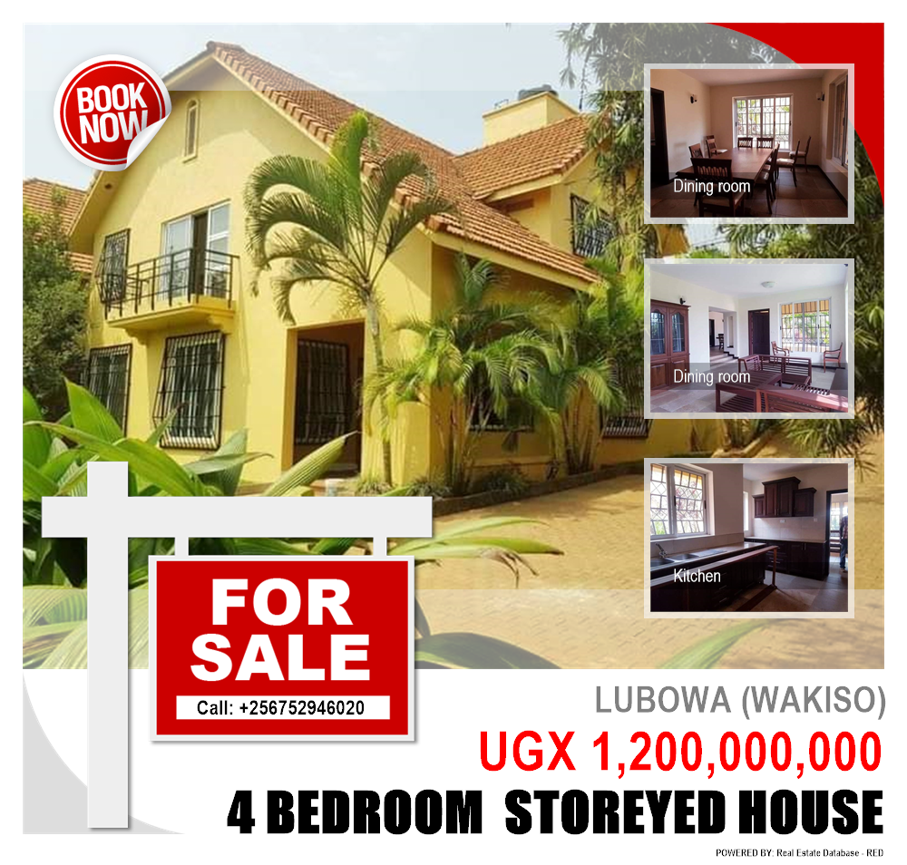 4 bedroom Storeyed house  for sale in Lubowa Wakiso Uganda, code: 159154