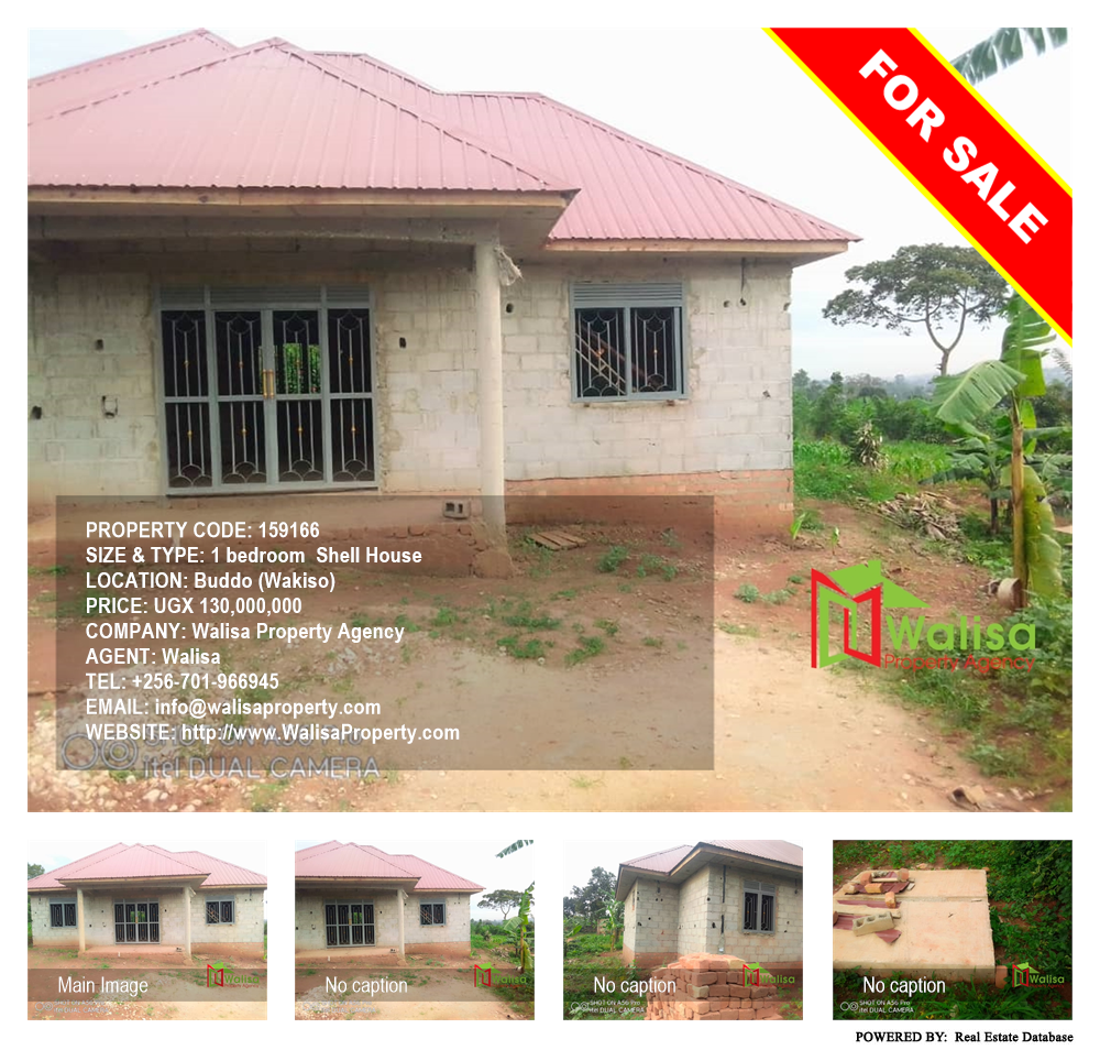 1 bedroom Shell House  for sale in Buddo Wakiso Uganda, code: 159166
