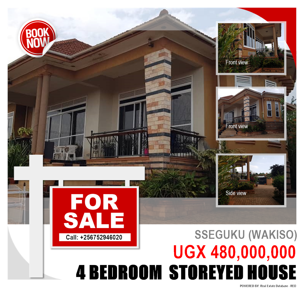 4 bedroom Storeyed house  for sale in Seguku Wakiso Uganda, code: 159375