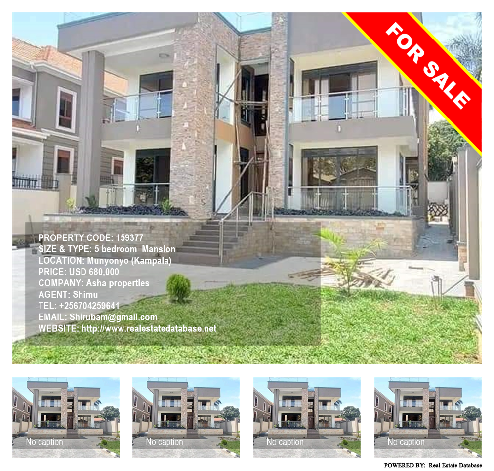 5 bedroom Mansion  for sale in Munyonyo Kampala Uganda, code: 159377