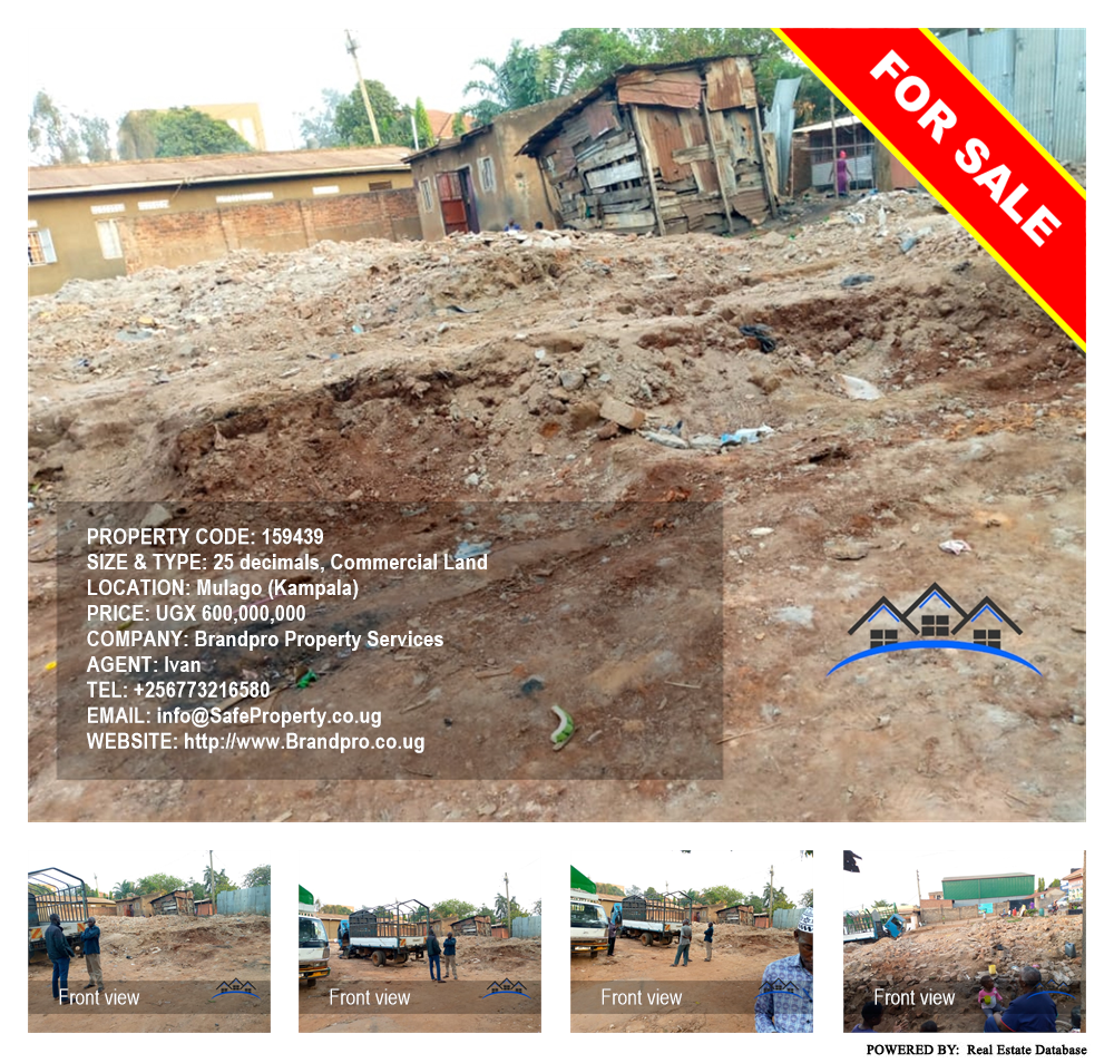 Commercial Land  for sale in Mulago Kampala Uganda, code: 159439