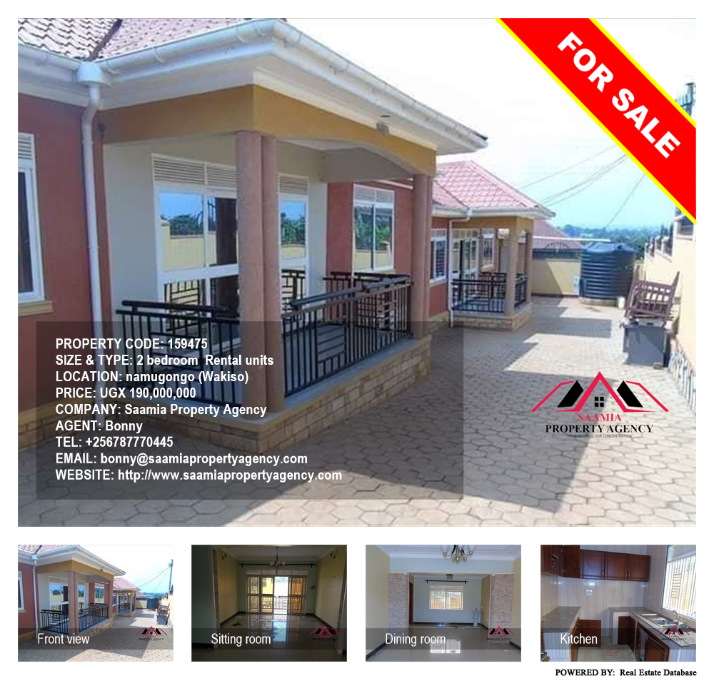 2 bedroom Rental units  for sale in Namugongo Wakiso Uganda, code: 159475