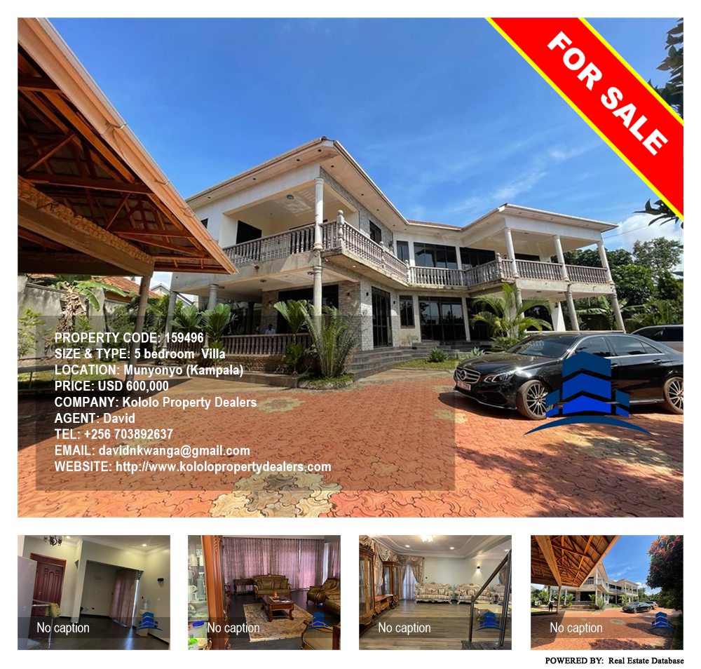5 bedroom Villa  for sale in Munyonyo Kampala Uganda, code: 159496