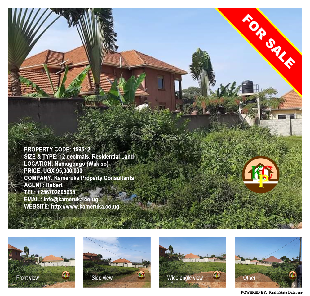 Residential Land  for sale in Namugongo Wakiso Uganda, code: 159512