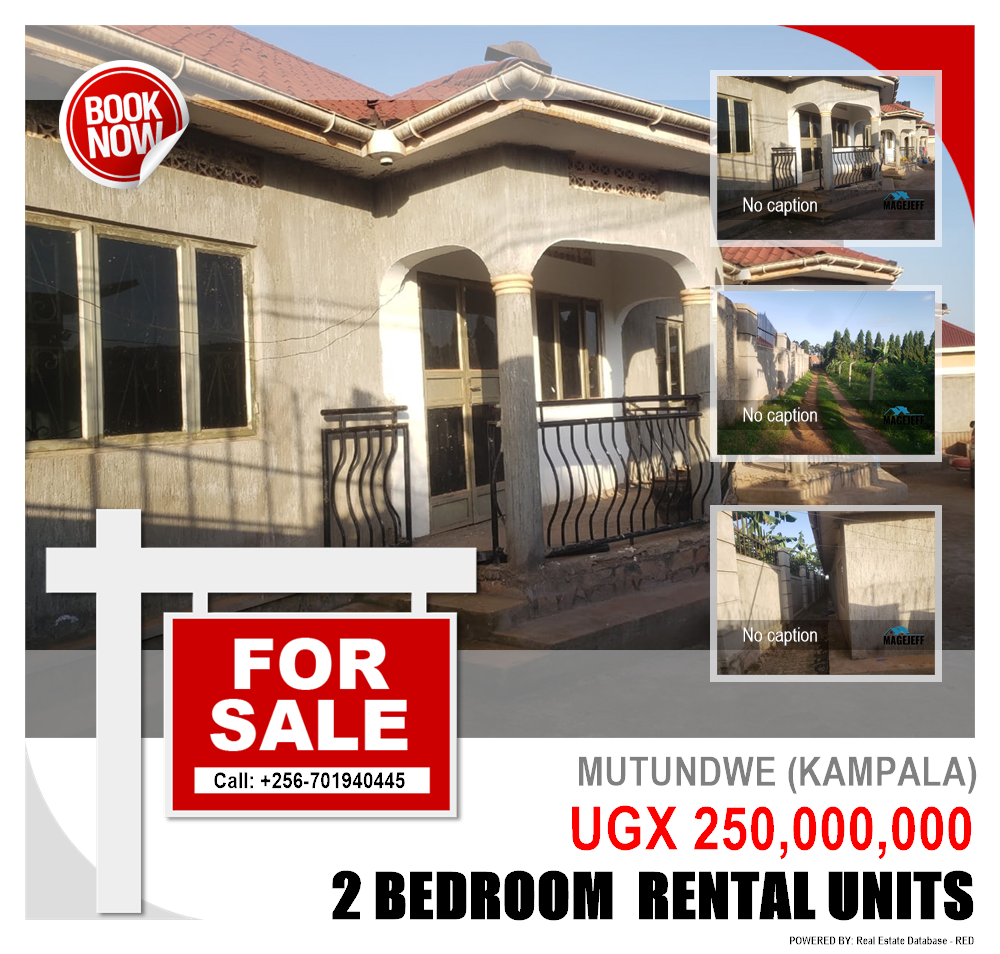 2 bedroom Rental units  for sale in Mutundwe Kampala Uganda, code: 159737