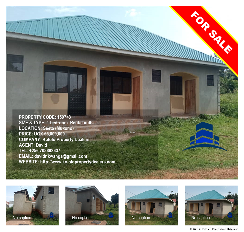 1 bedroom Rental units  for sale in Seeta Mukono Uganda, code: 159743
