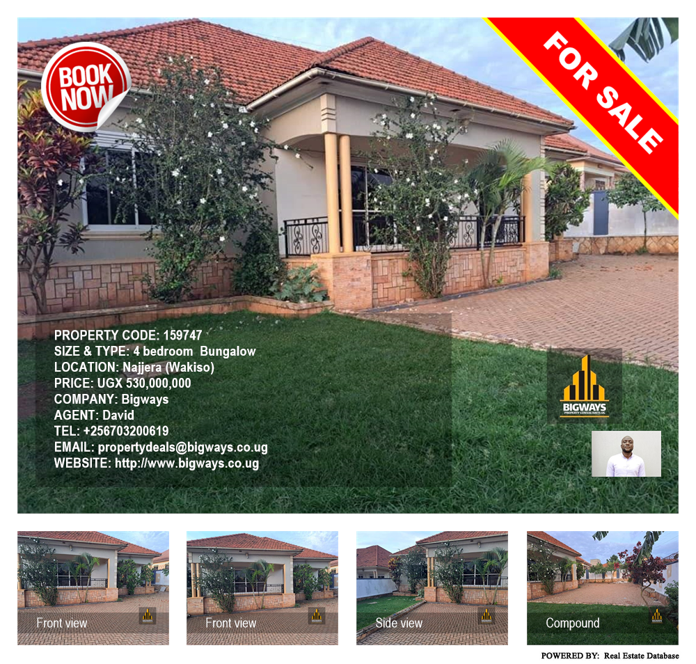 4 bedroom Bungalow  for sale in Najjera Wakiso Uganda, code: 159747
