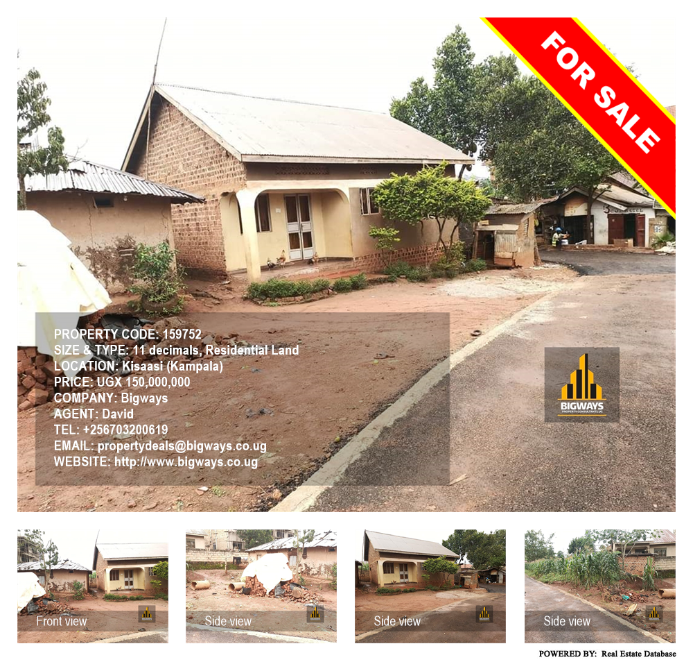 Residential Land  for sale in Kisaasi Kampala Uganda, code: 159752