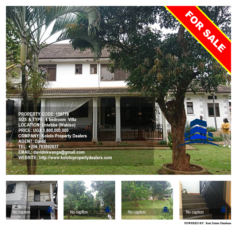 4 bedroom Villa  for sale in Entebbe Wakiso Uganda, code: 159776