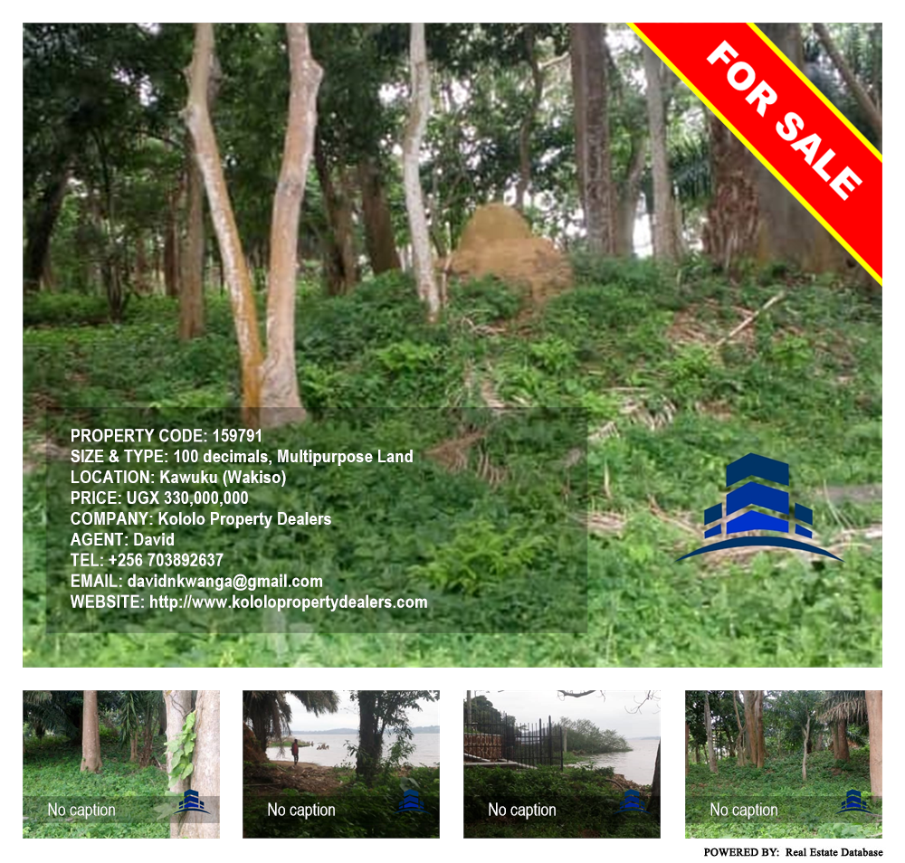 Multipurpose Land  for sale in Kawuku Wakiso Uganda, code: 159791