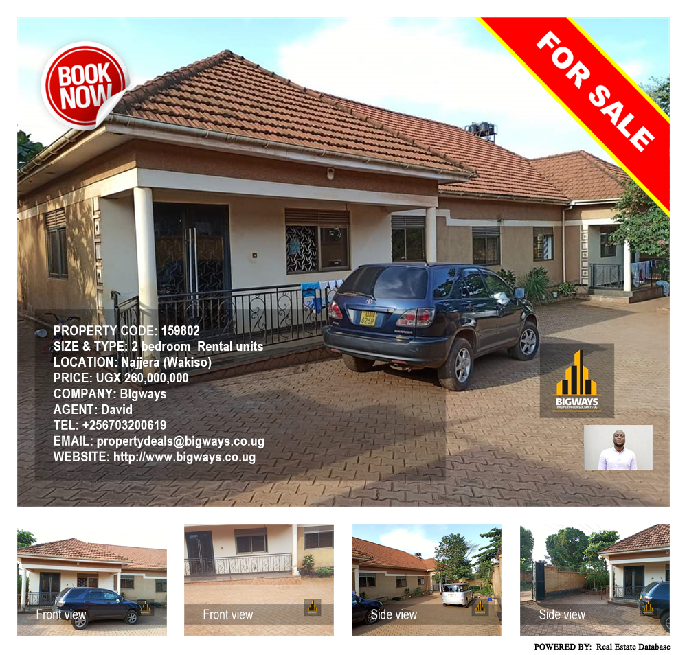2 bedroom Rental units  for sale in Najjera Wakiso Uganda, code: 159802