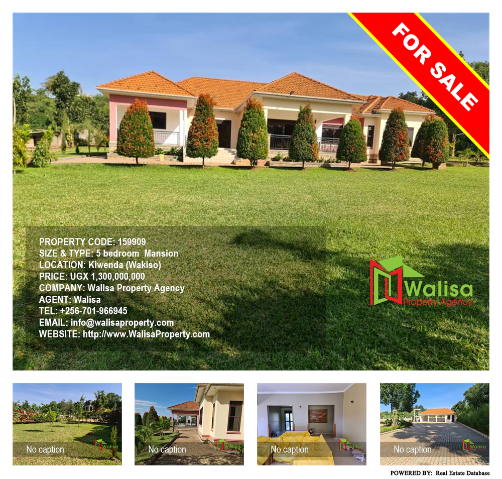 5 bedroom Mansion  for sale in Kiwenda Wakiso Uganda, code: 159909