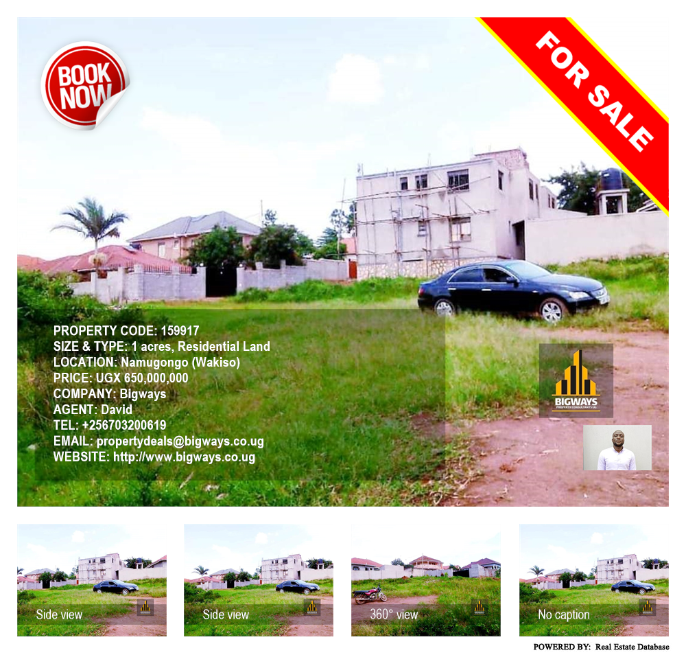 Residential Land  for sale in Namugongo Wakiso Uganda, code: 159917
