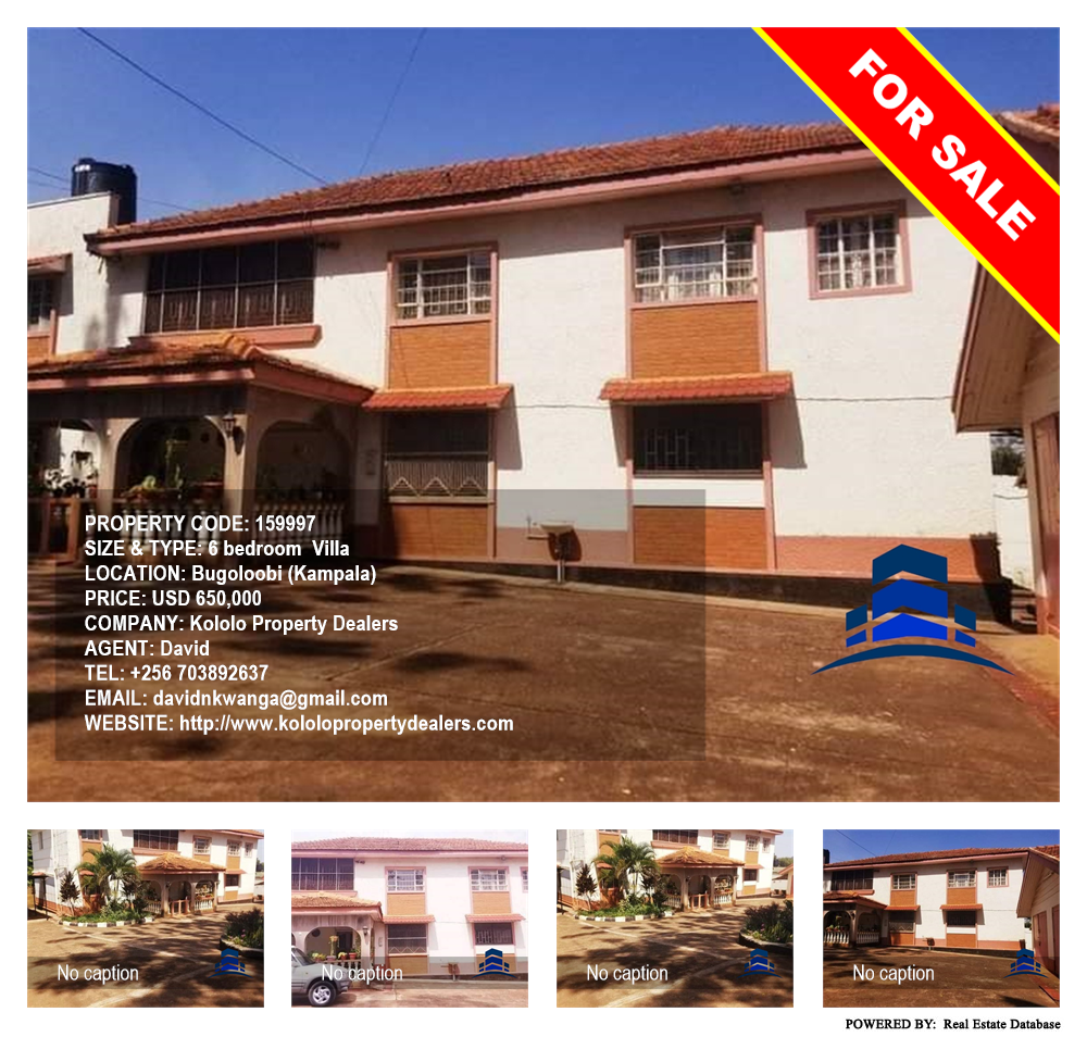 6 bedroom Villa  for sale in Bugoloobi Kampala Uganda, code: 159997