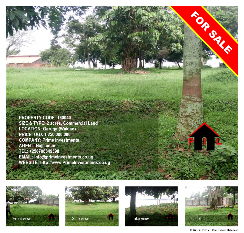 Commercial Land  for sale in Garuga Wakiso Uganda, code: 160040