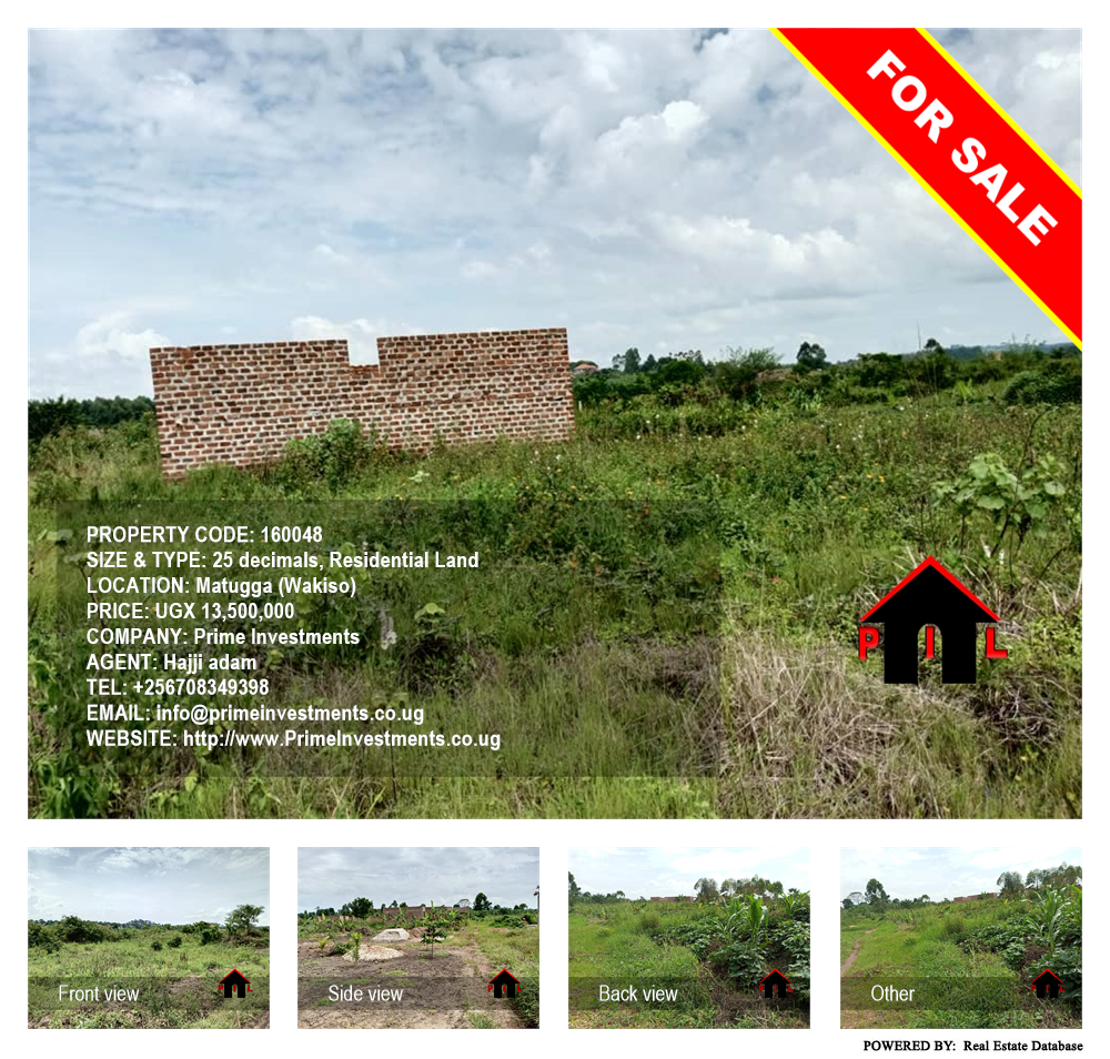 Residential Land  for sale in Matugga Wakiso Uganda, code: 160048
