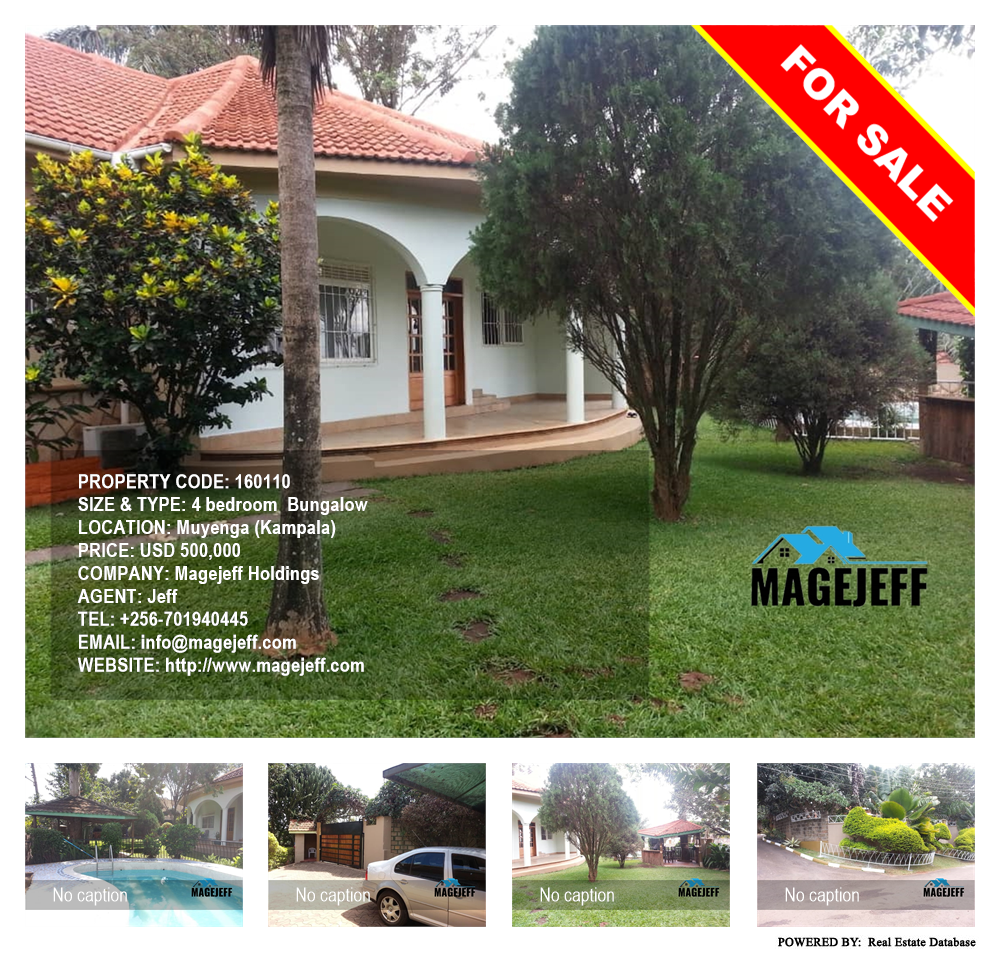 4 bedroom Bungalow  for sale in Muyenga Kampala Uganda, code: 160110