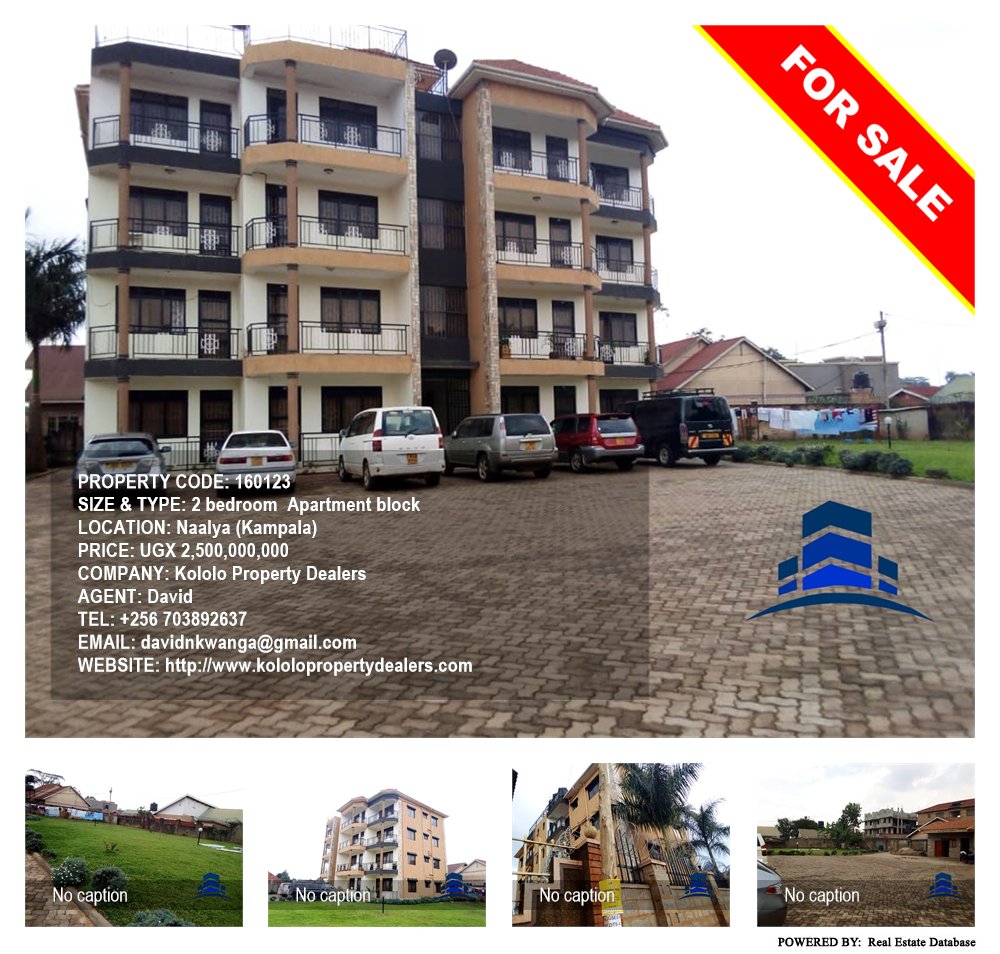 2 bedroom Apartment block  for sale in Naalya Kampala Uganda, code: 160123