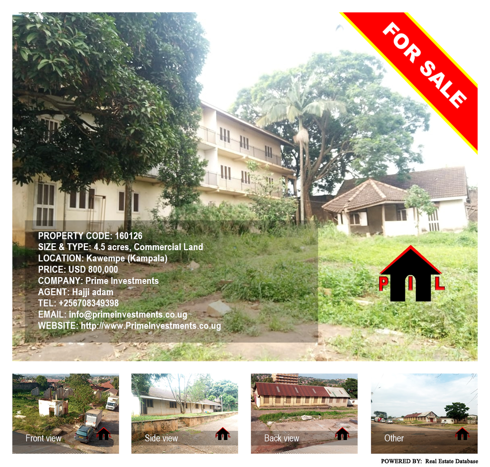 Commercial Land  for sale in Kawempe Kampala Uganda, code: 160126
