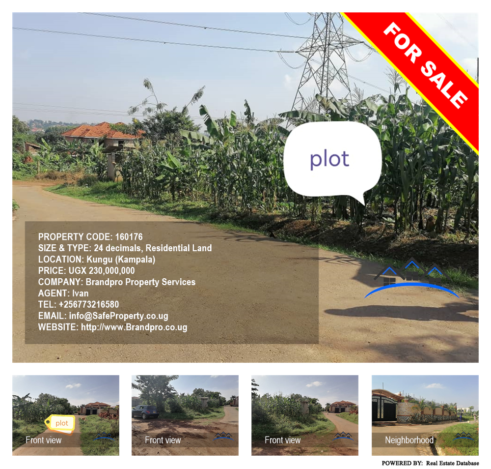 Residential Land  for sale in Kungu Kampala Uganda, code: 160176