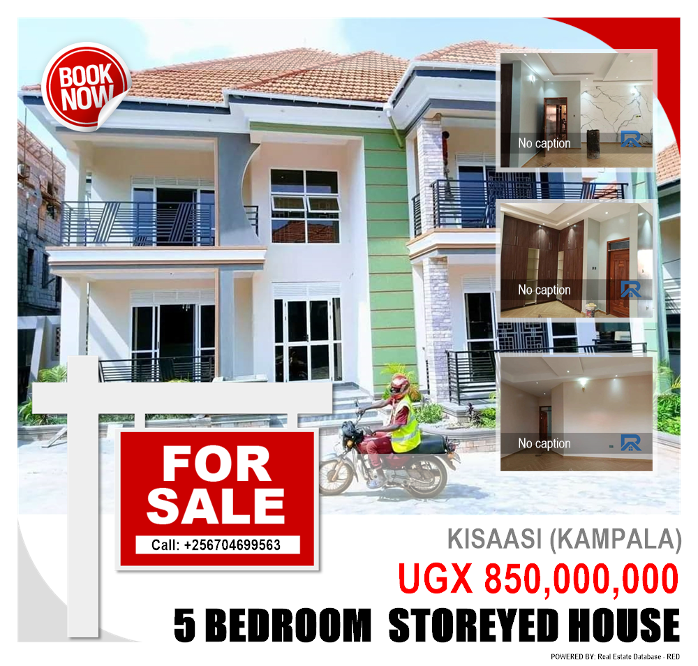 5 bedroom Storeyed house  for sale in Kisaasi Kampala Uganda, code: 160289