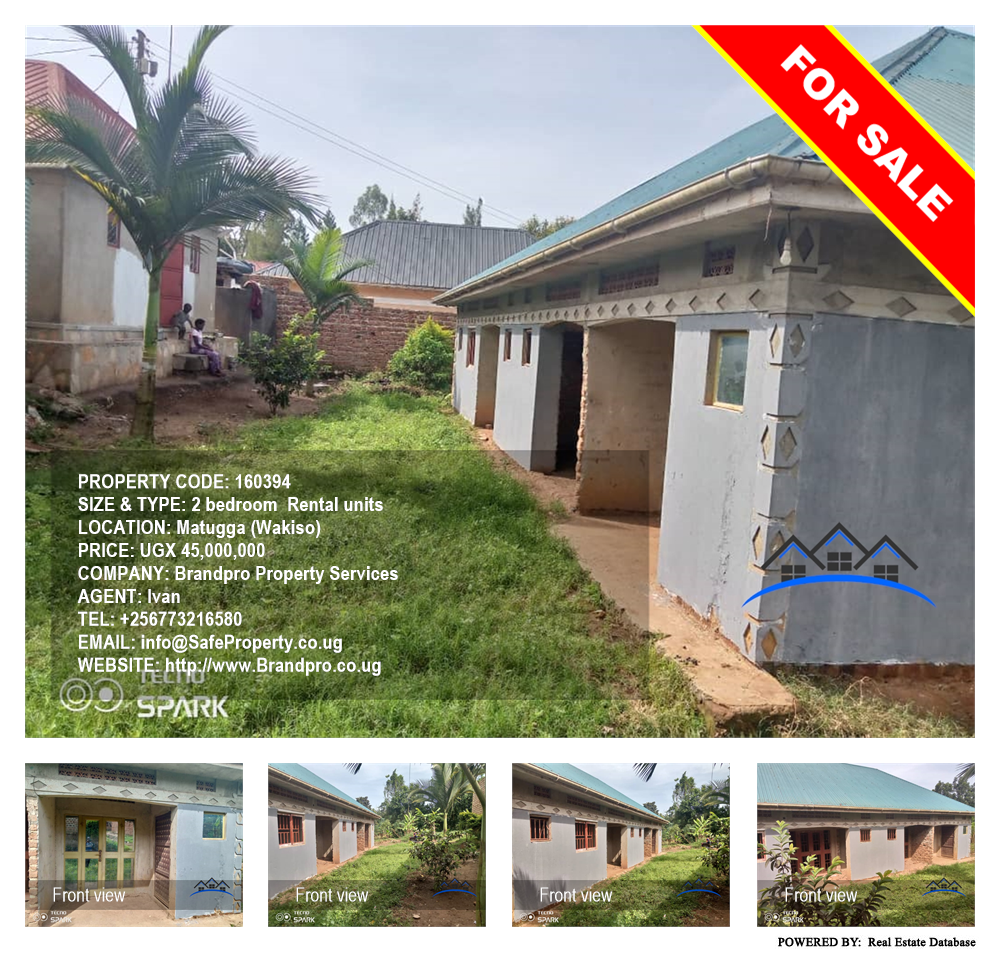 2 bedroom Rental units  for sale in Matugga Wakiso Uganda, code: 160394