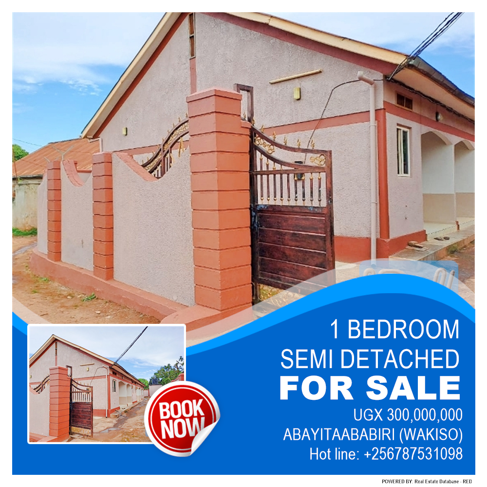 1 bedroom Semi Detached  for sale in AbayitaAbabiri Wakiso Uganda, code: 160449