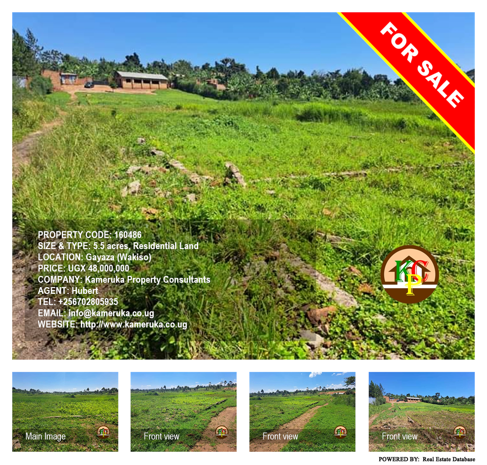 Residential Land  for sale in Gayaza Wakiso Uganda, code: 160486