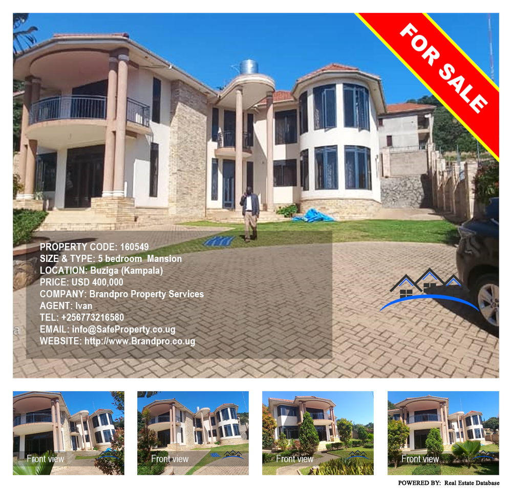 5 bedroom Mansion  for sale in Buziga Kampala Uganda, code: 160549
